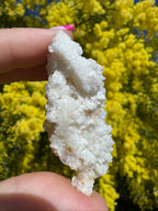 Purple-Zoned Cubic Fluorite on Quartz Specimen