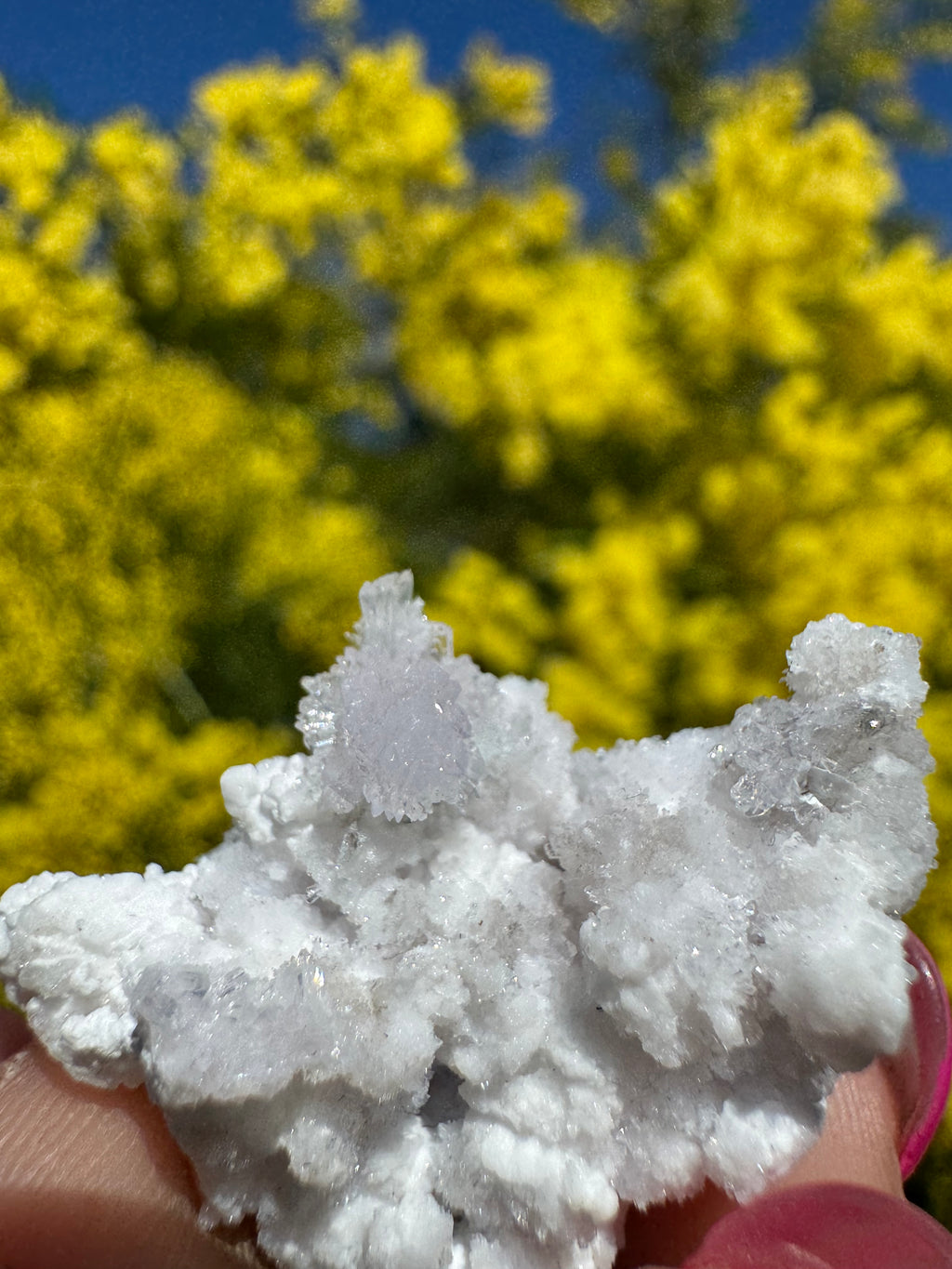 Creedite With Limonite Specimen