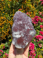 Amethyst Druzy Standing Geode
 - Wraparound