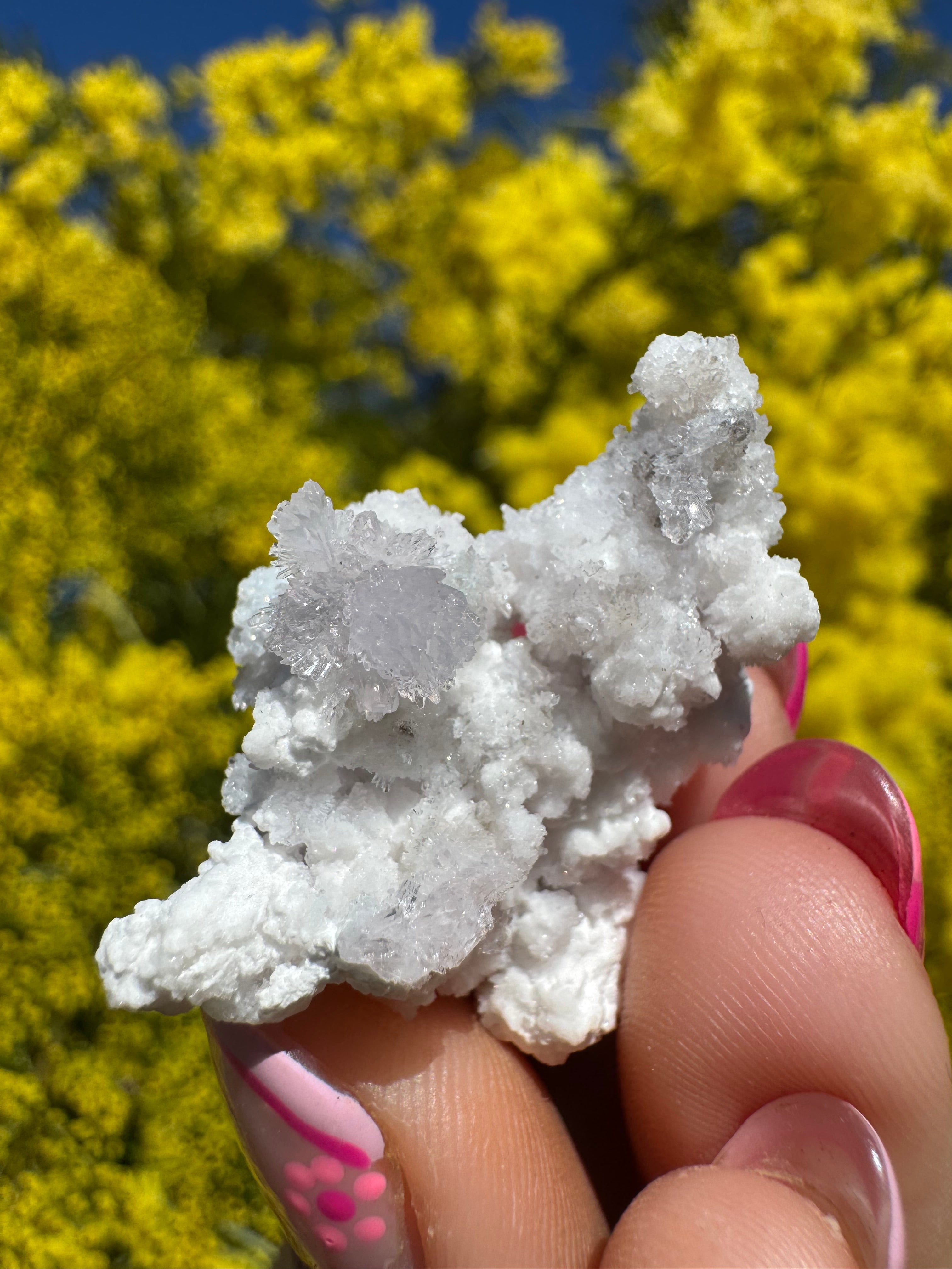 Creedite With Limonite Specimen