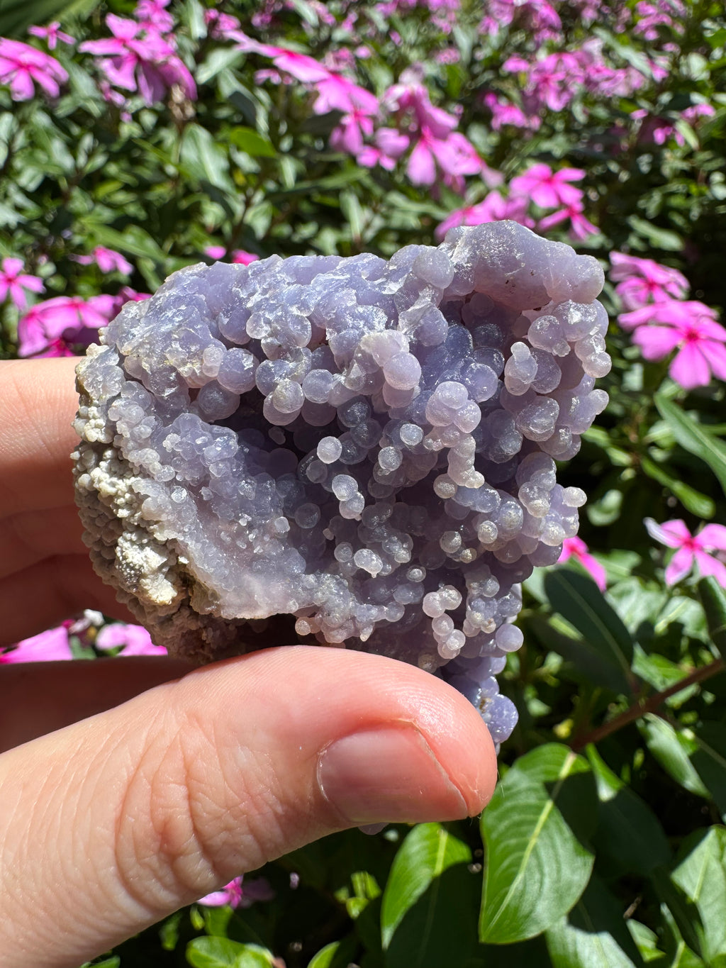 Natural Grape Agate Cluster