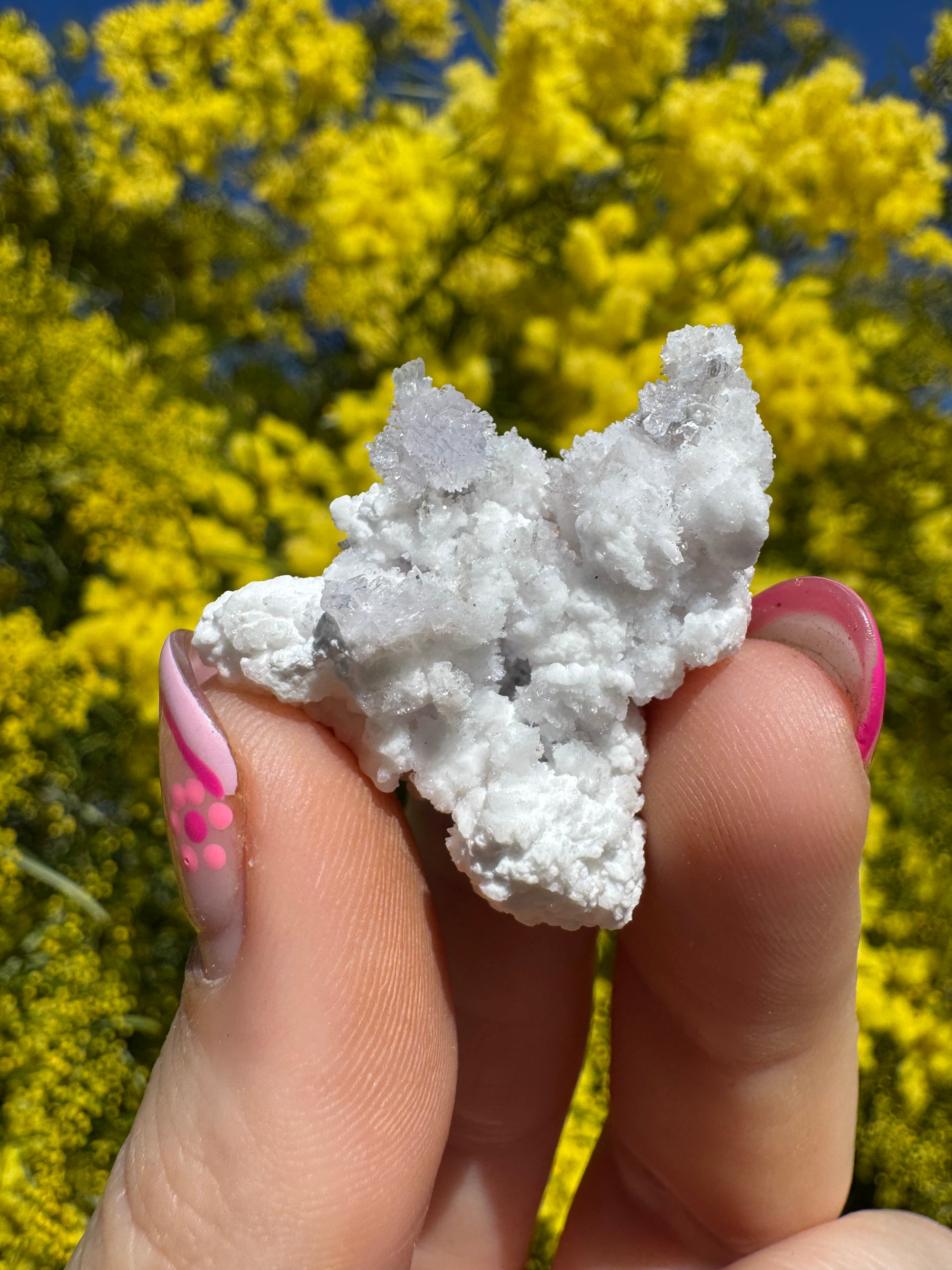 Creedite With Limonite Specimen