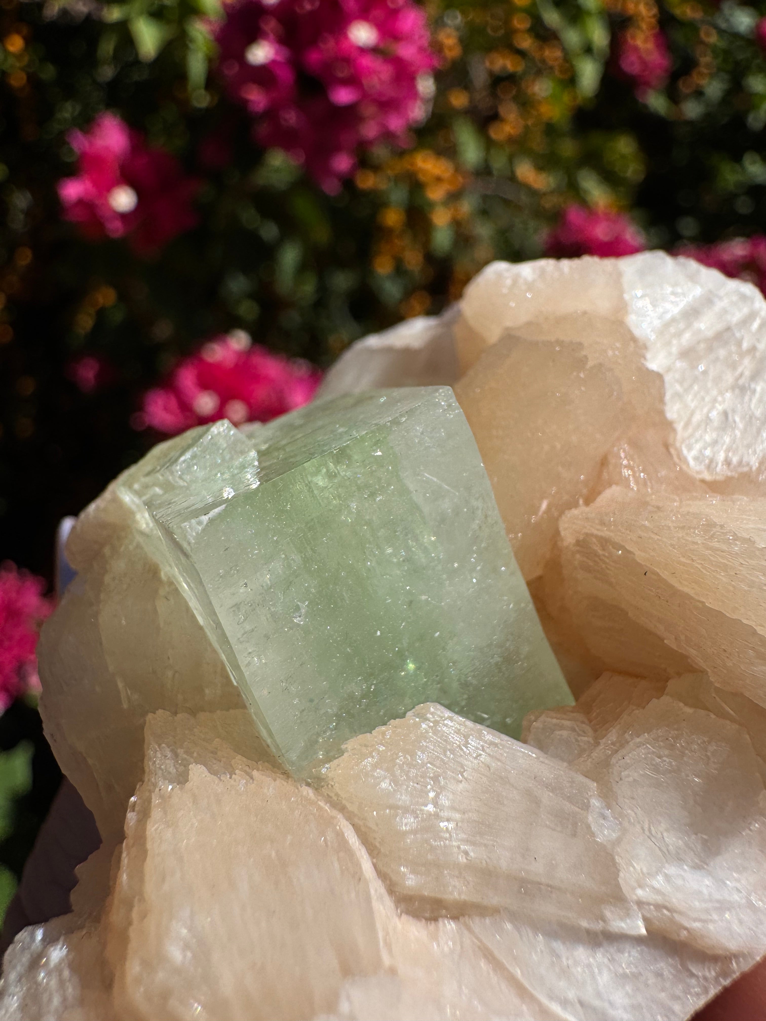 Green ‘Cube’ Apophyllite Specimen