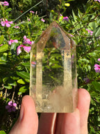Natural Citrine Polished Point
- Hematite & Titanium Inclusions