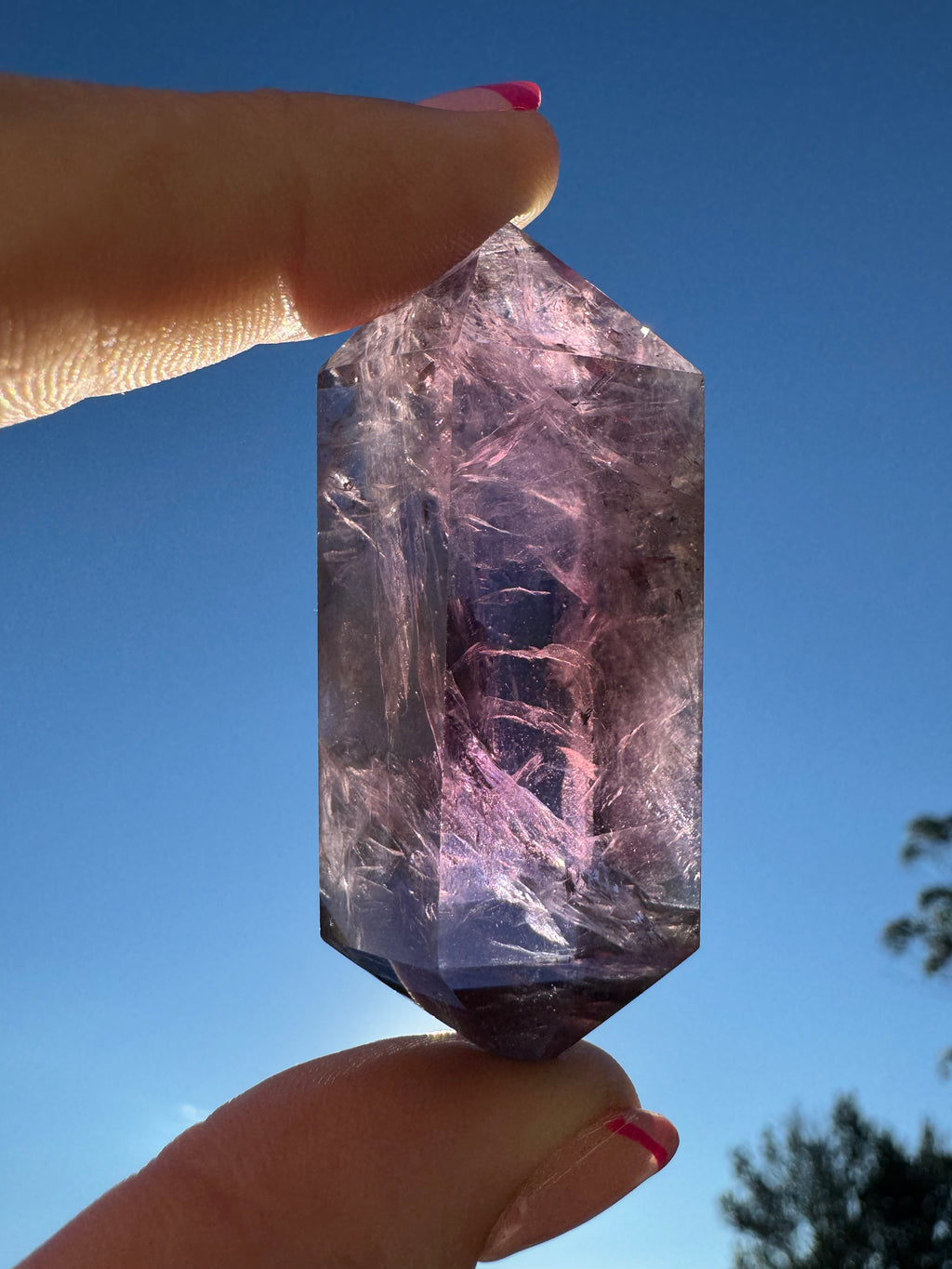 Amethyst Double Terminated Point