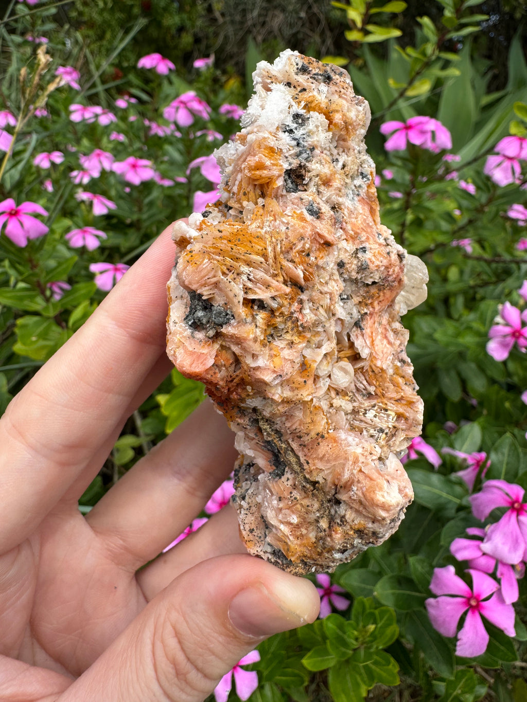 Cerussite on Barite Cluster Specimen
