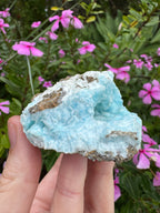 Blue Aragonite Cluster Specimen