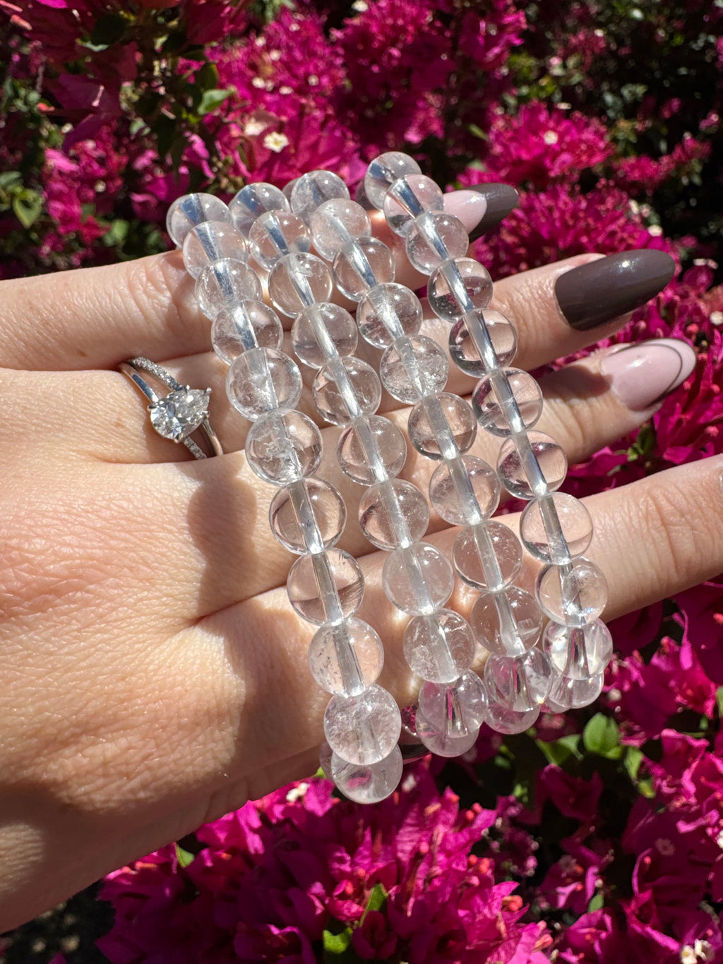 Clear Quartz 8mm Bracelet