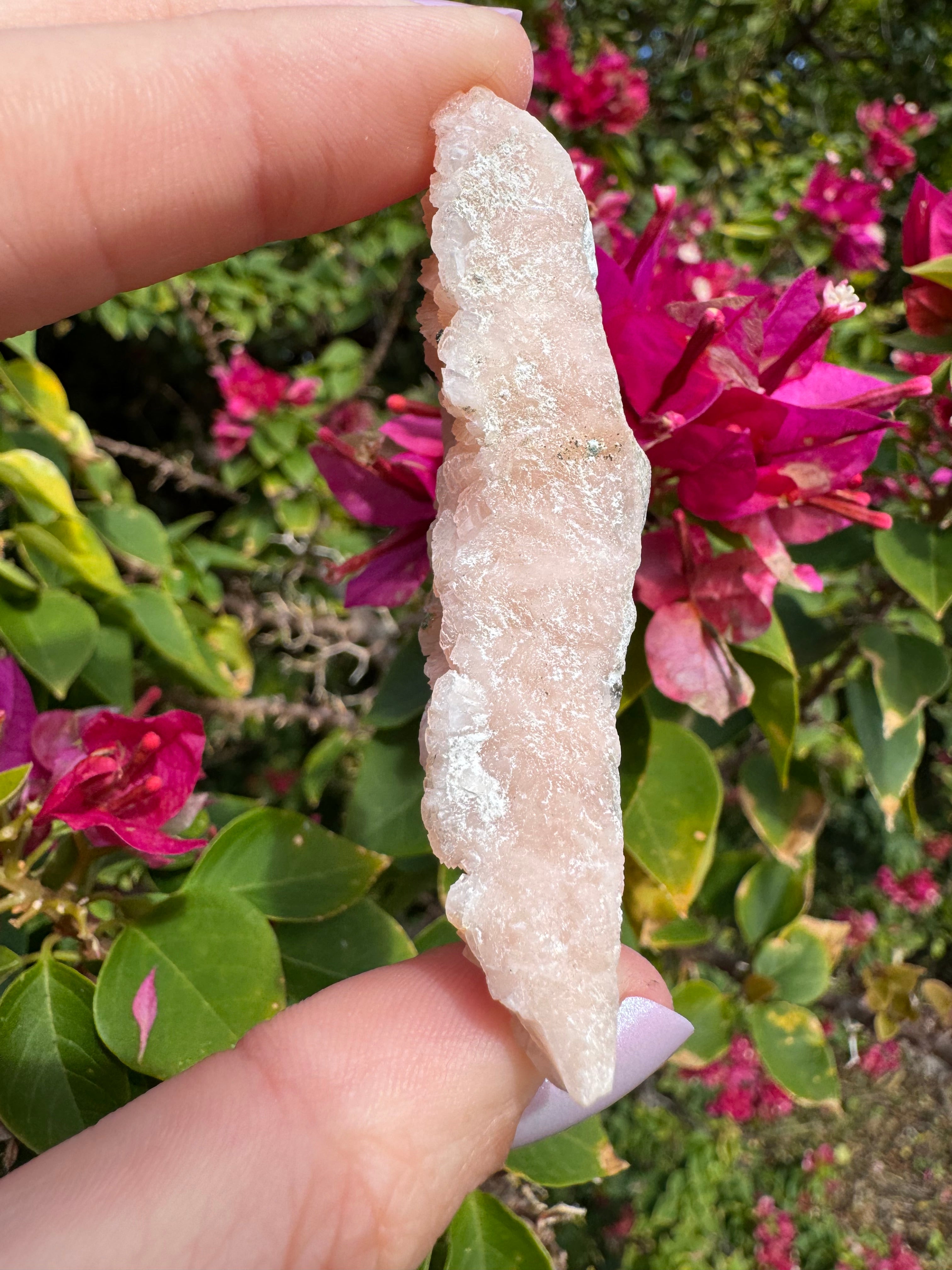 Pink Dolomite With Chalcopyrite Specimen
