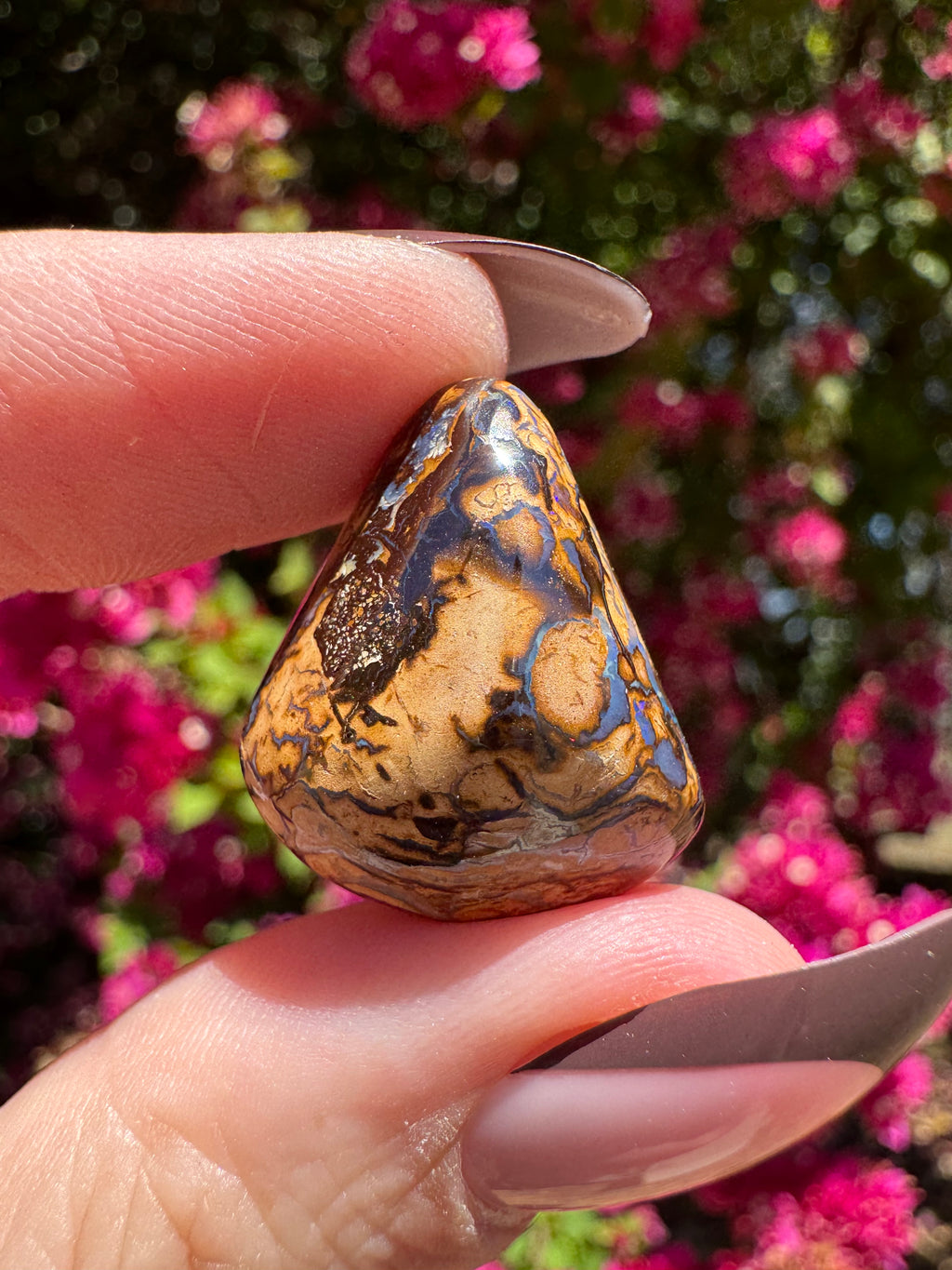 Ópalo boulder pulido | Karoit