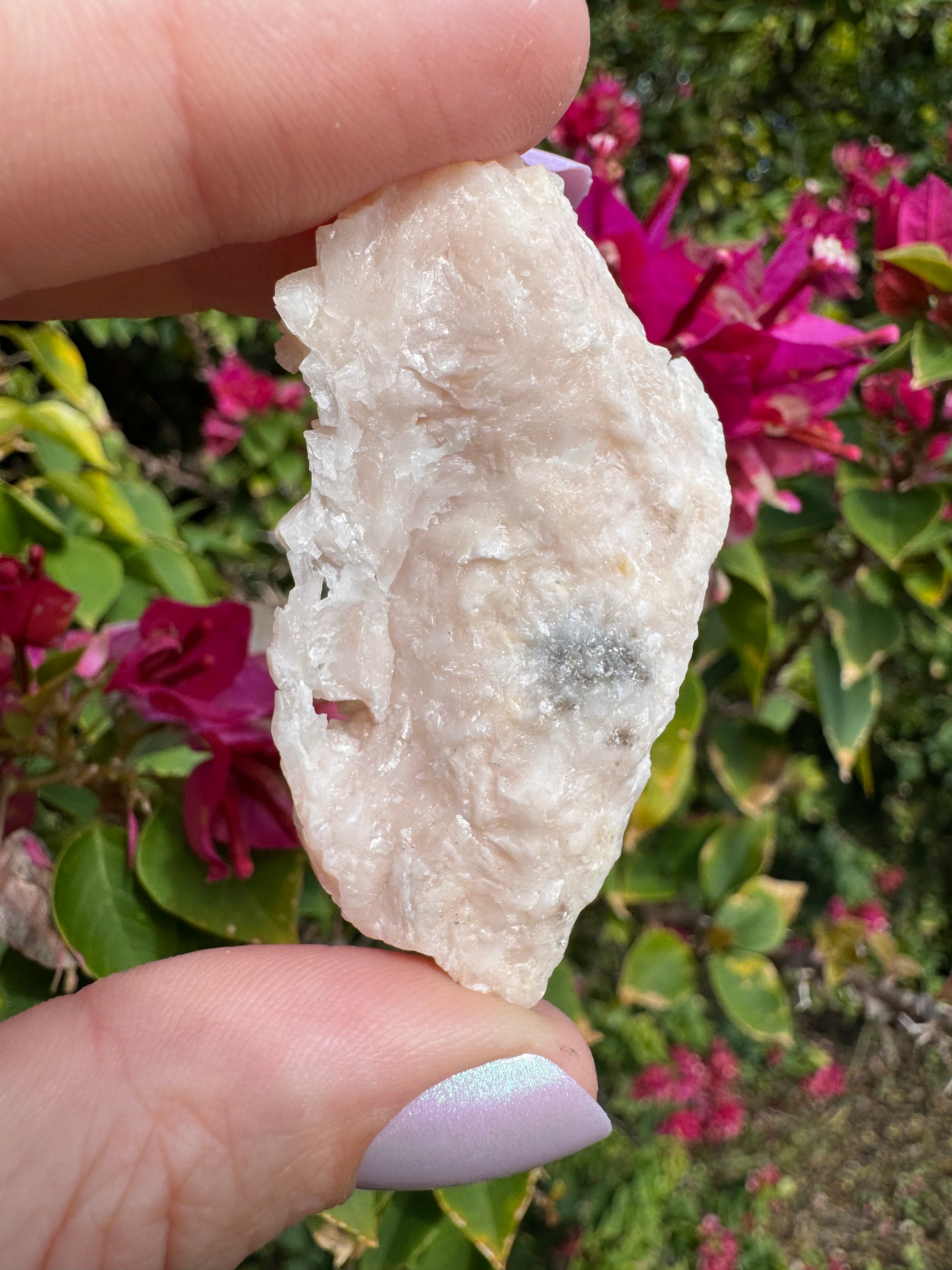 Pink Dolomite With Chalcopyrite Specimen