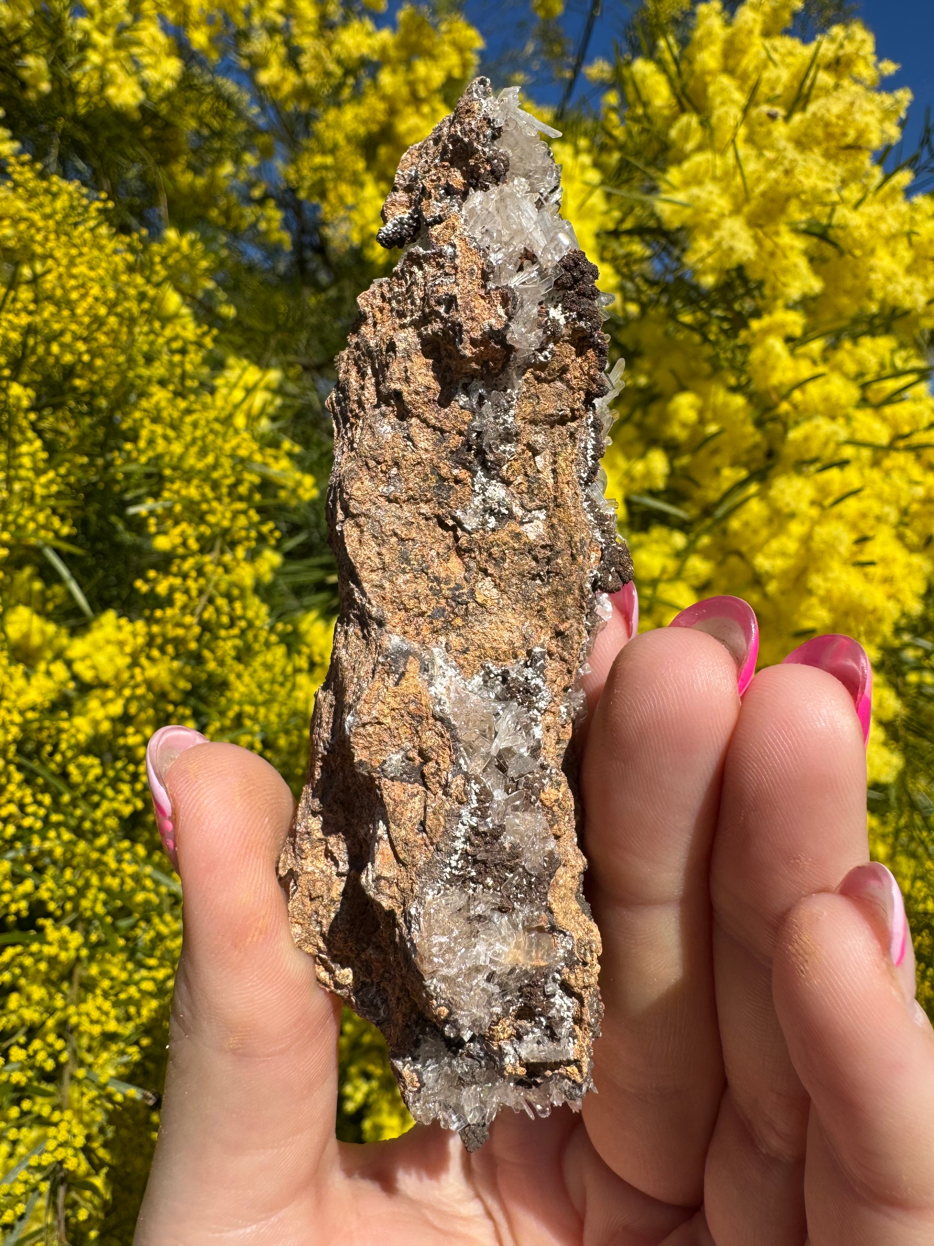 Clear Hemimorphite Cluster - Durango Mexico