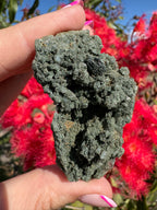 Himalayan Quartz with Chlorite and Rutile Inclusions Cluster