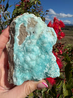 Blue Aragonite Specimen