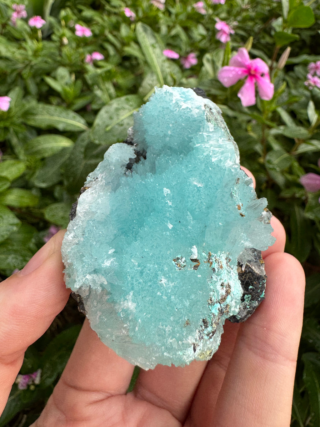 Hemimorphite Needle Formation On Matrix Specimen