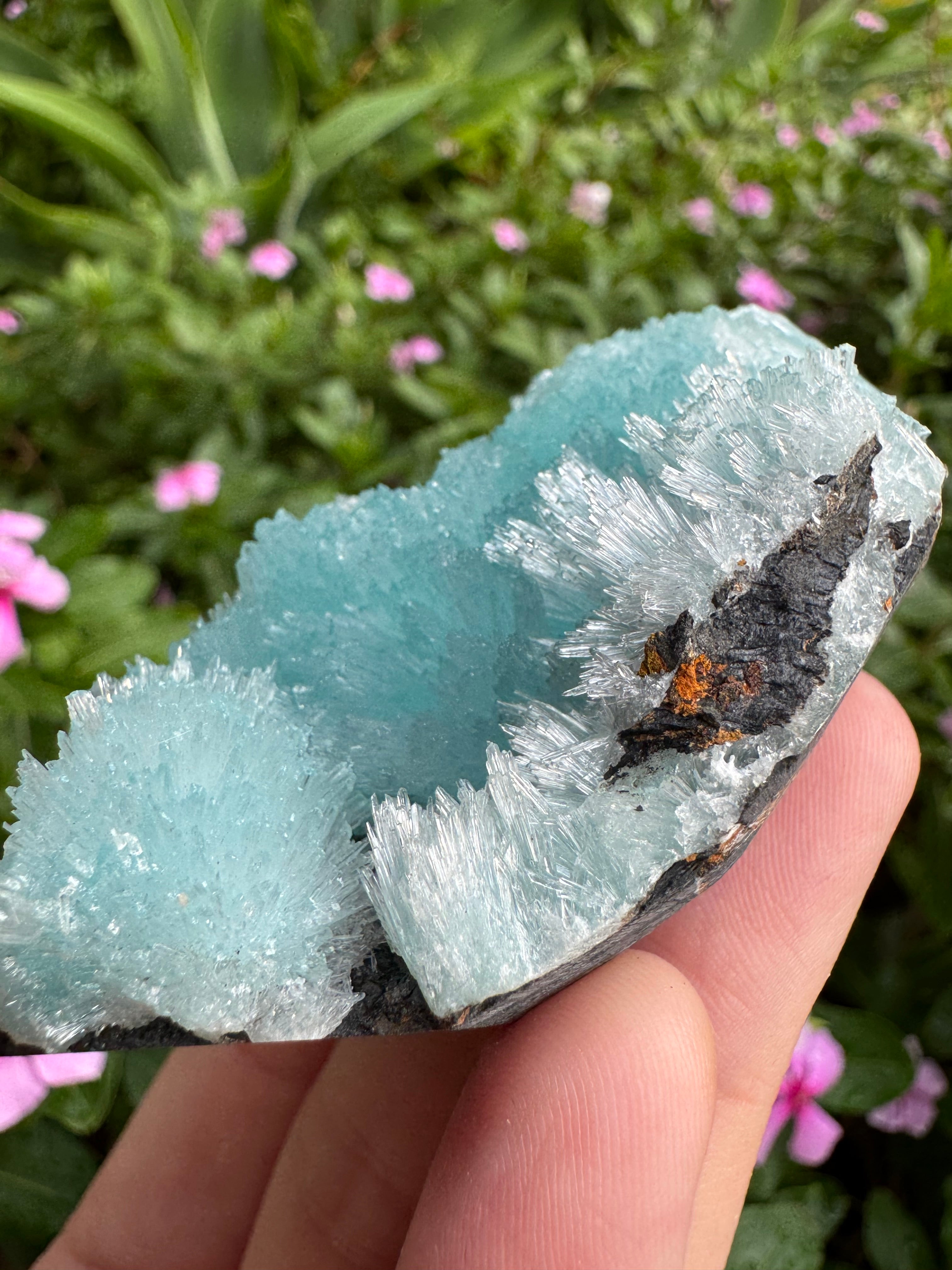 Hemimorphite Needle Formation On Matrix Specimen