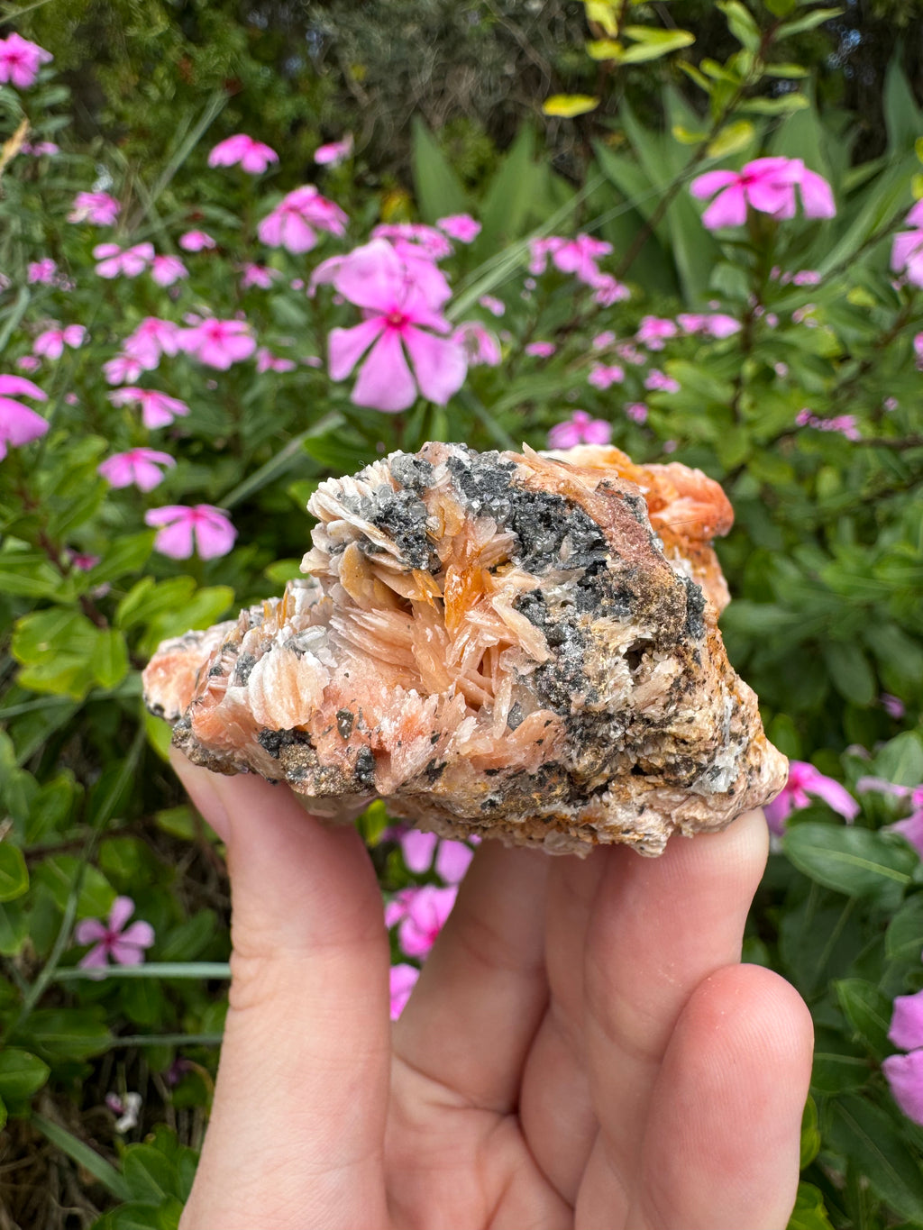 Cerussite on Barite Cluster Specimen