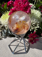 Fire Quartz (Hematoid Quartz) Sphere - Vaulted Stock