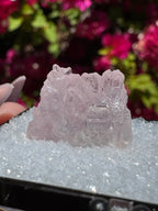 Naturally Terminated Rose Quartz Specimen