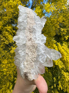 Clear Quartz Cluster With Phantom - Double Sided
