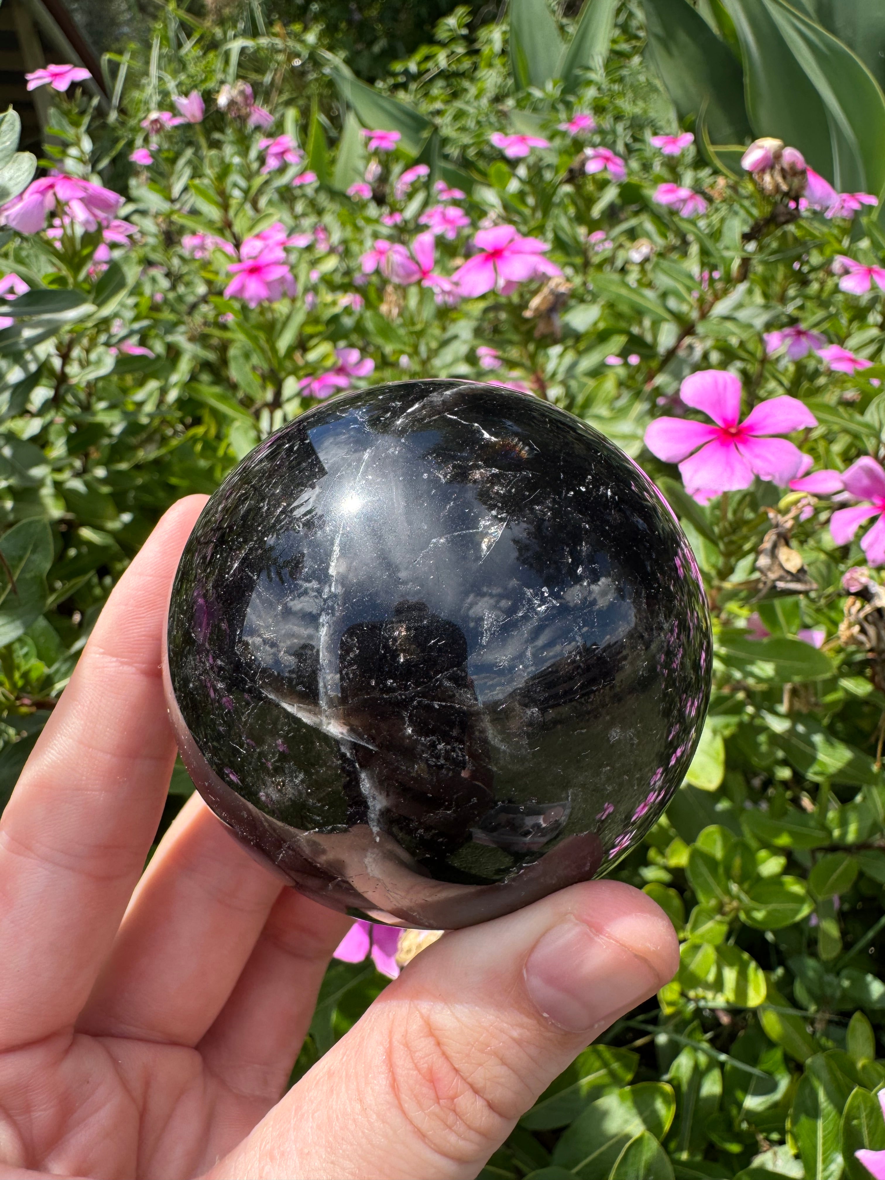 Deep Smoky Quartz Sphere