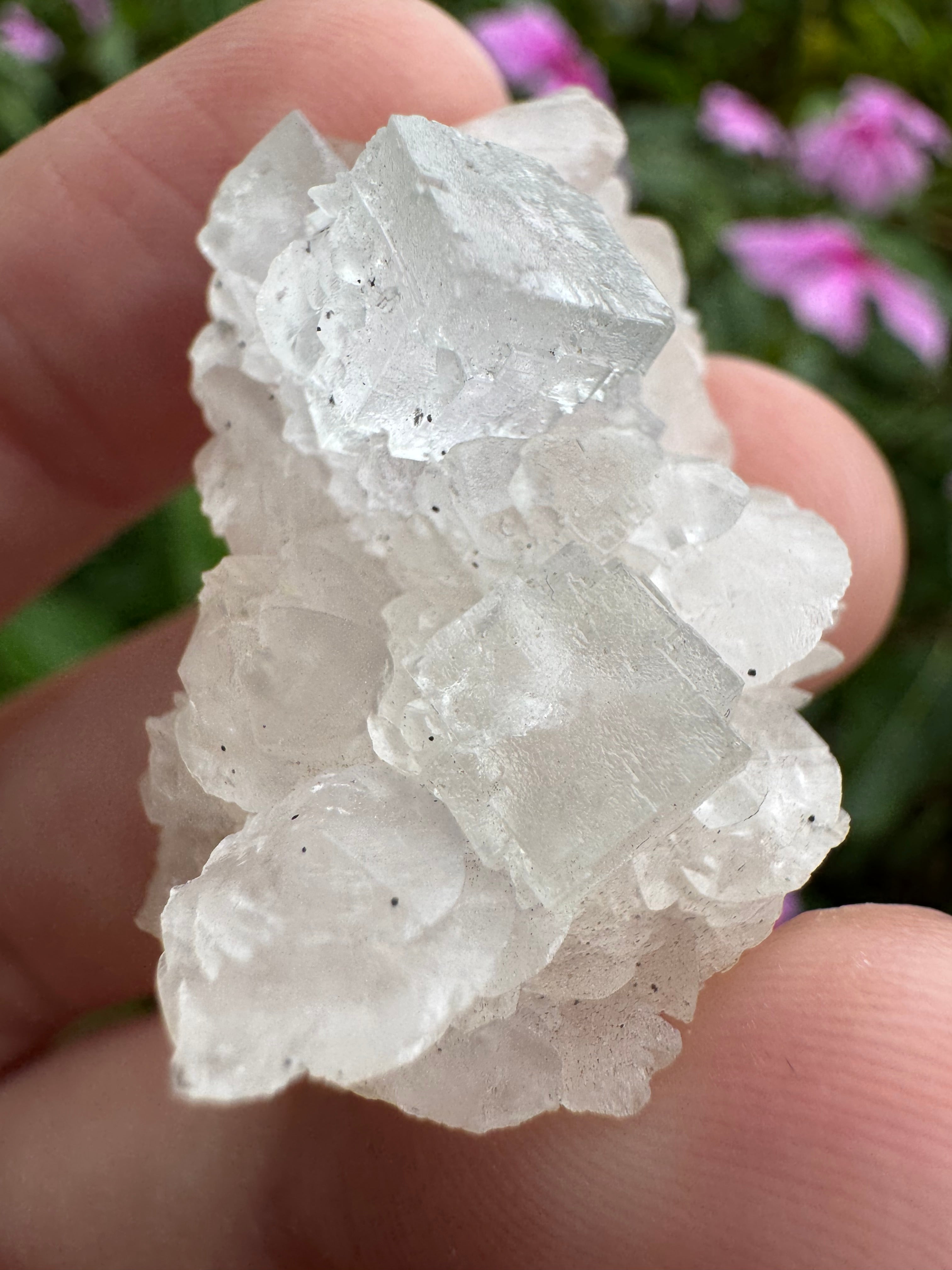 Blue Cubic Fluorite Specimen - High Quality