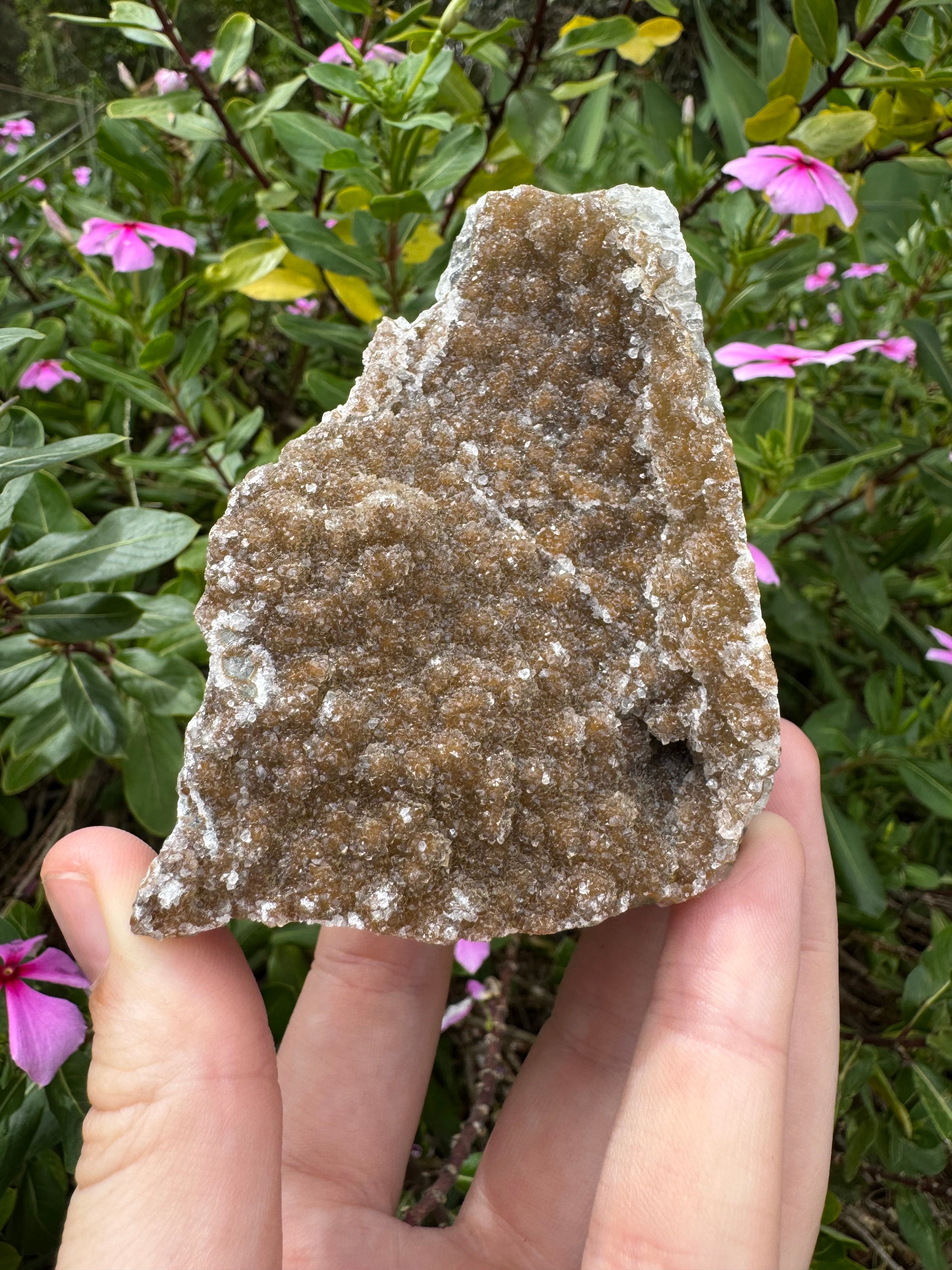 Brown Rainbow Amethyst Cluster