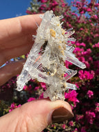 Racimo de cuarzo lemuriano con recubrimiento de dolomita — Colombia