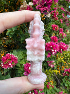 Pink Opal Seahorse Carving
