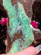 Green Chrysoprase Slice | Yerilla