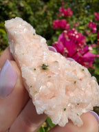 Pink Dolomite With Chalcopyrite Specimen