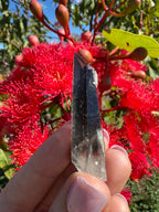 Hematite Coated Quartz Point
