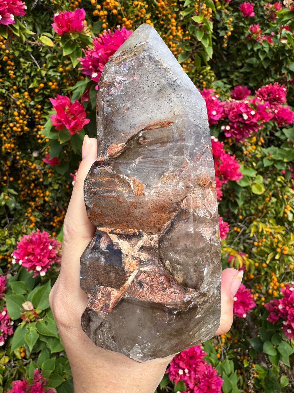 Inclusion Smoky Quartz ‘Castle’ Freeform