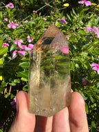 Natural Citrine Polished Point
- Hematite & Titanium Inclusions