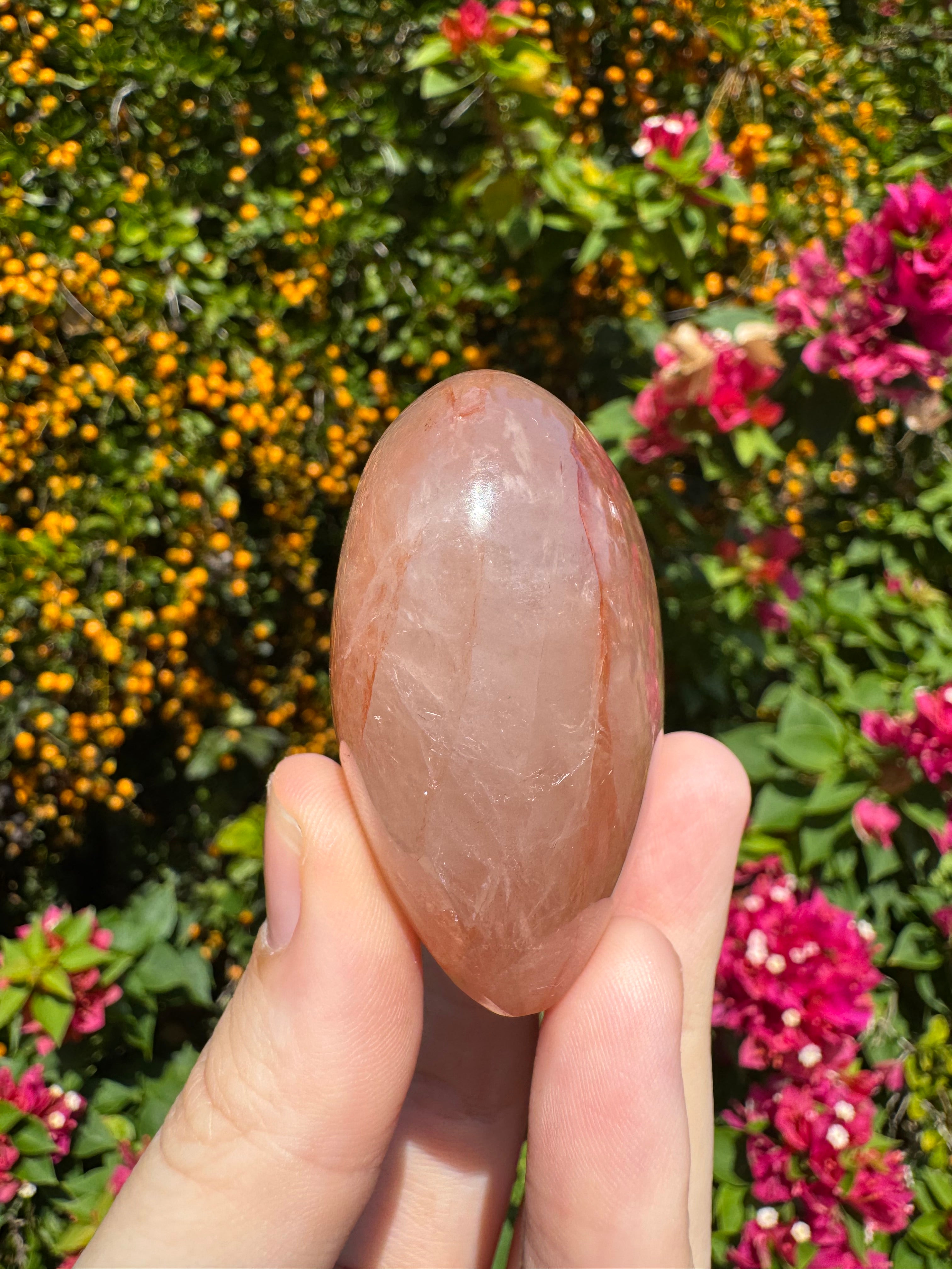 Fire Quartz Puffy Heart