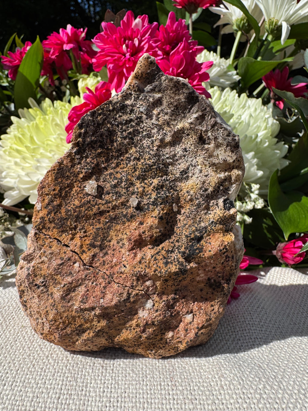 Calcite With Barite and Galena Specimen