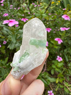 Green Tourmaline in Quartz Point - Pakistan