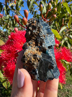 Vivianite on Matrix Specimen
