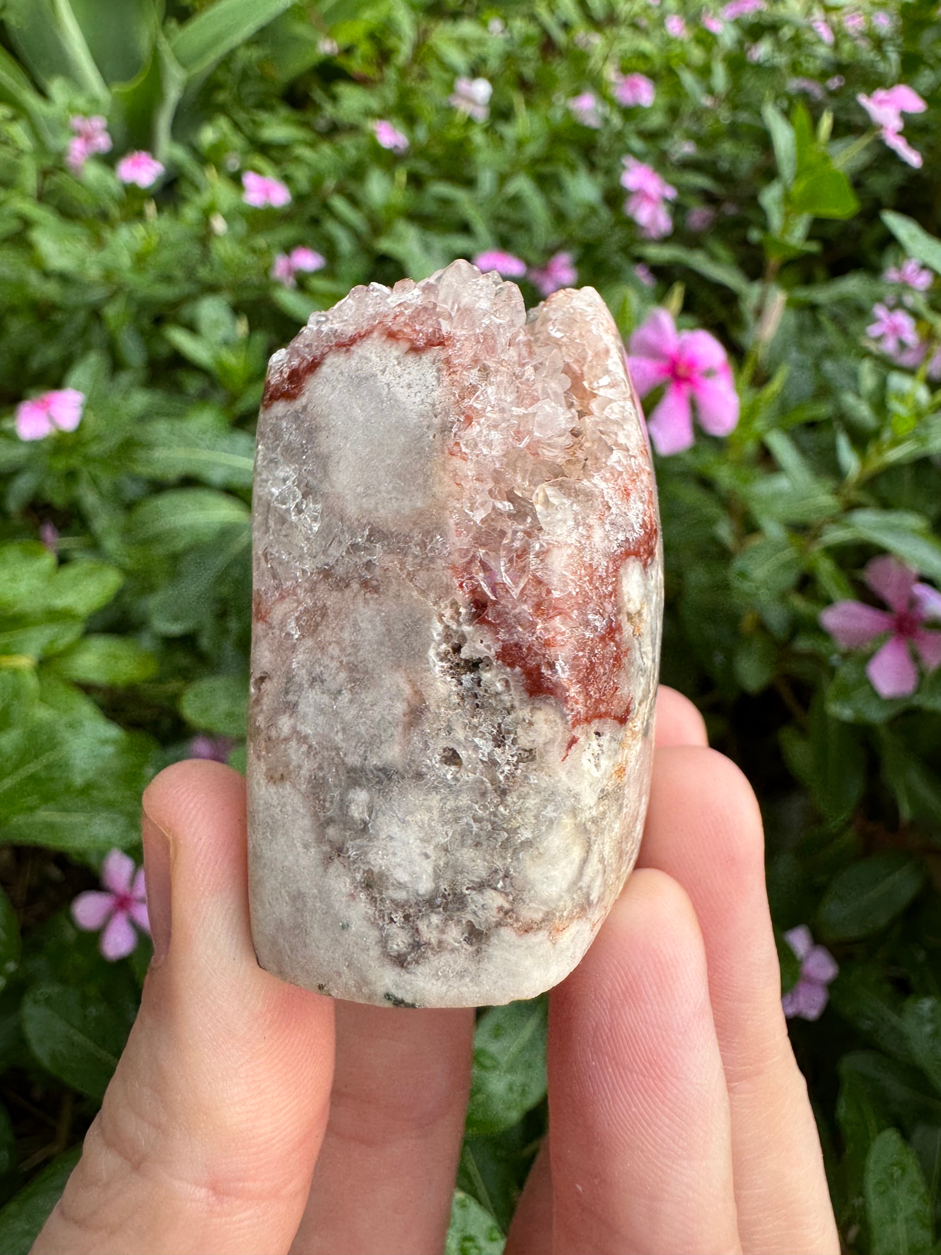 Pink Amethyst Freeform Cluster