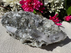 Amethyst Points With Botryoidal Green Fluorite Specimen - Brandberg