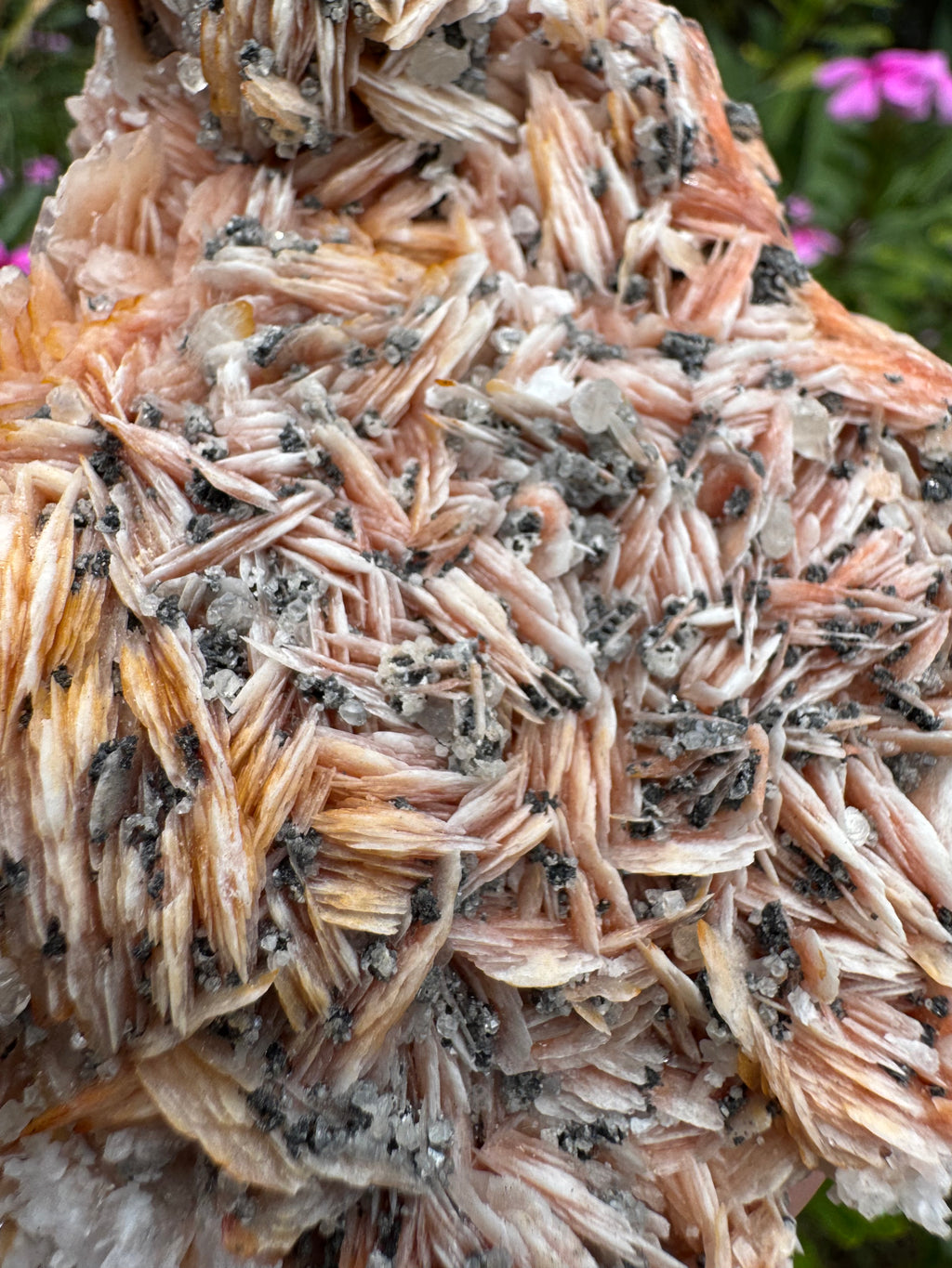 Cerussite on Barite Cluster Specimen
