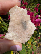 Pink Dolomite With Chalcopyrite Specimen