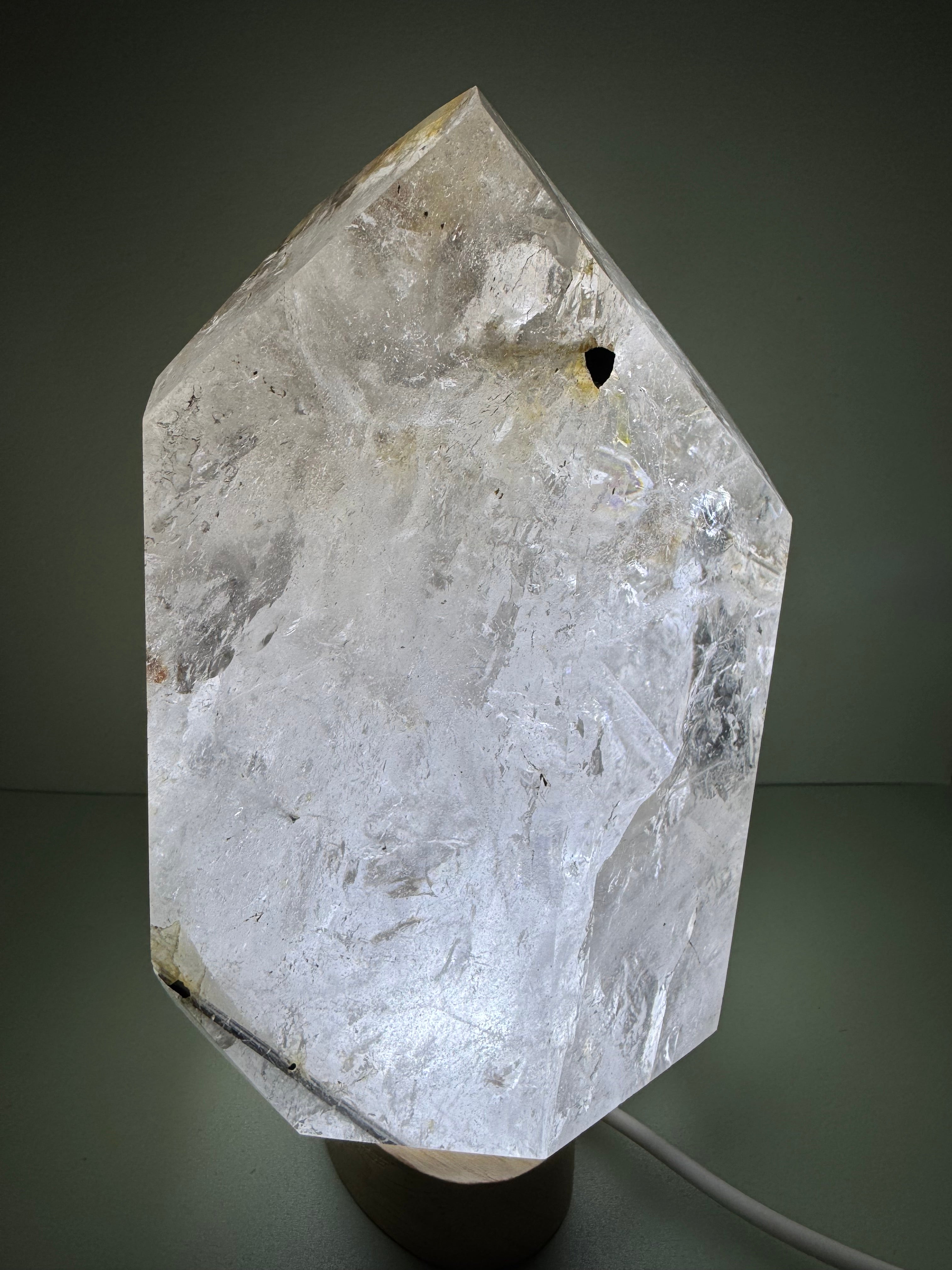 Inclusion Quartz Freeform - Black Tourmaline Rods