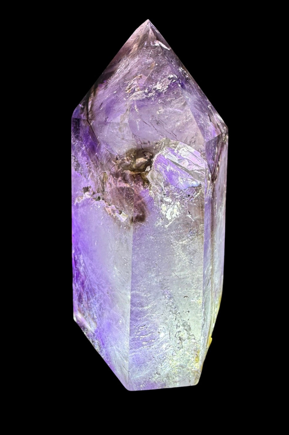Included Amethyst Polished Freeform