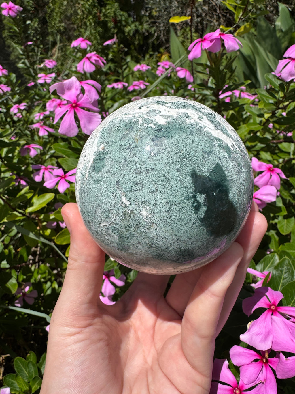 Moss Agate Sphere