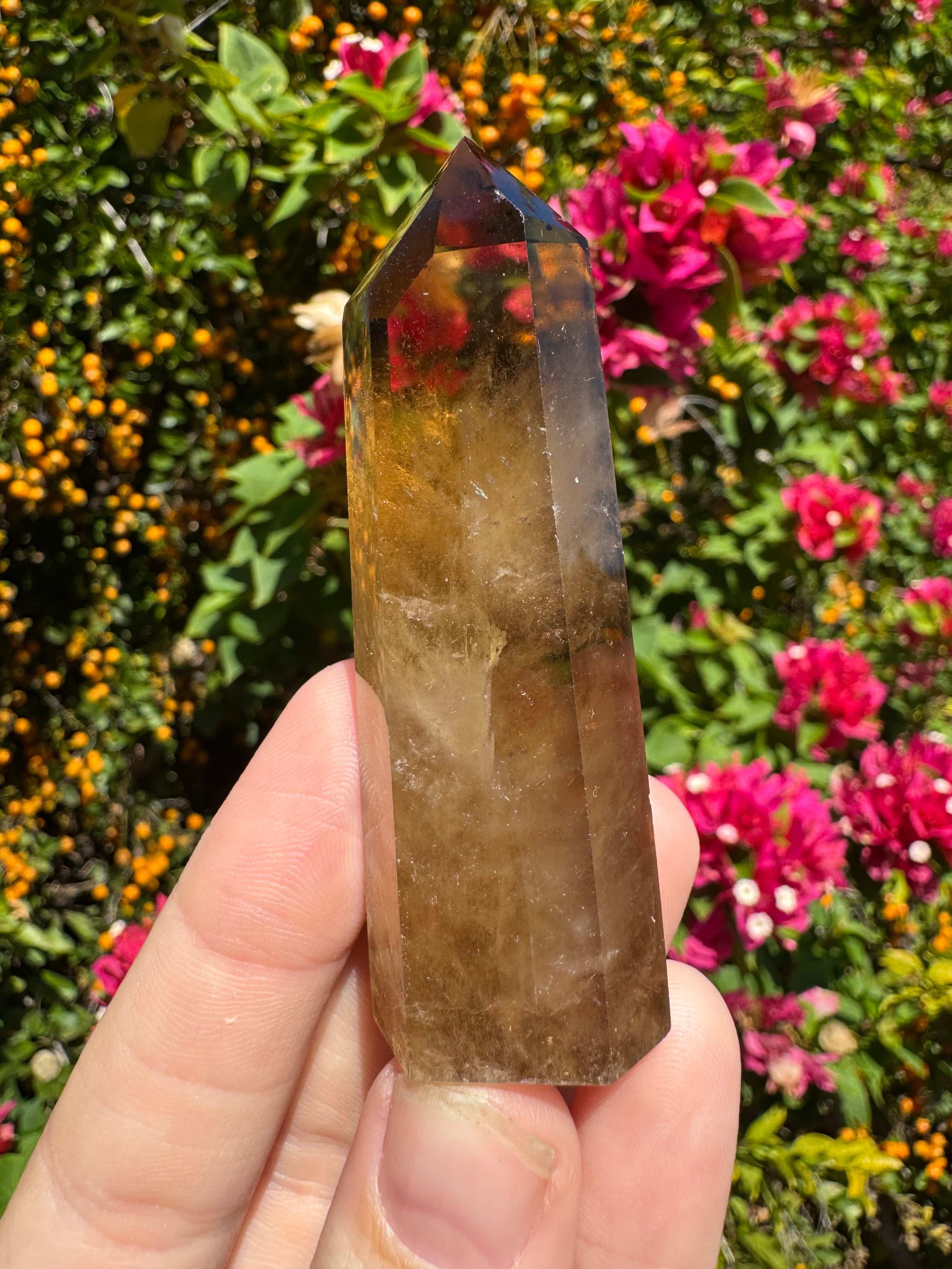 Natural Citrine Polished Point