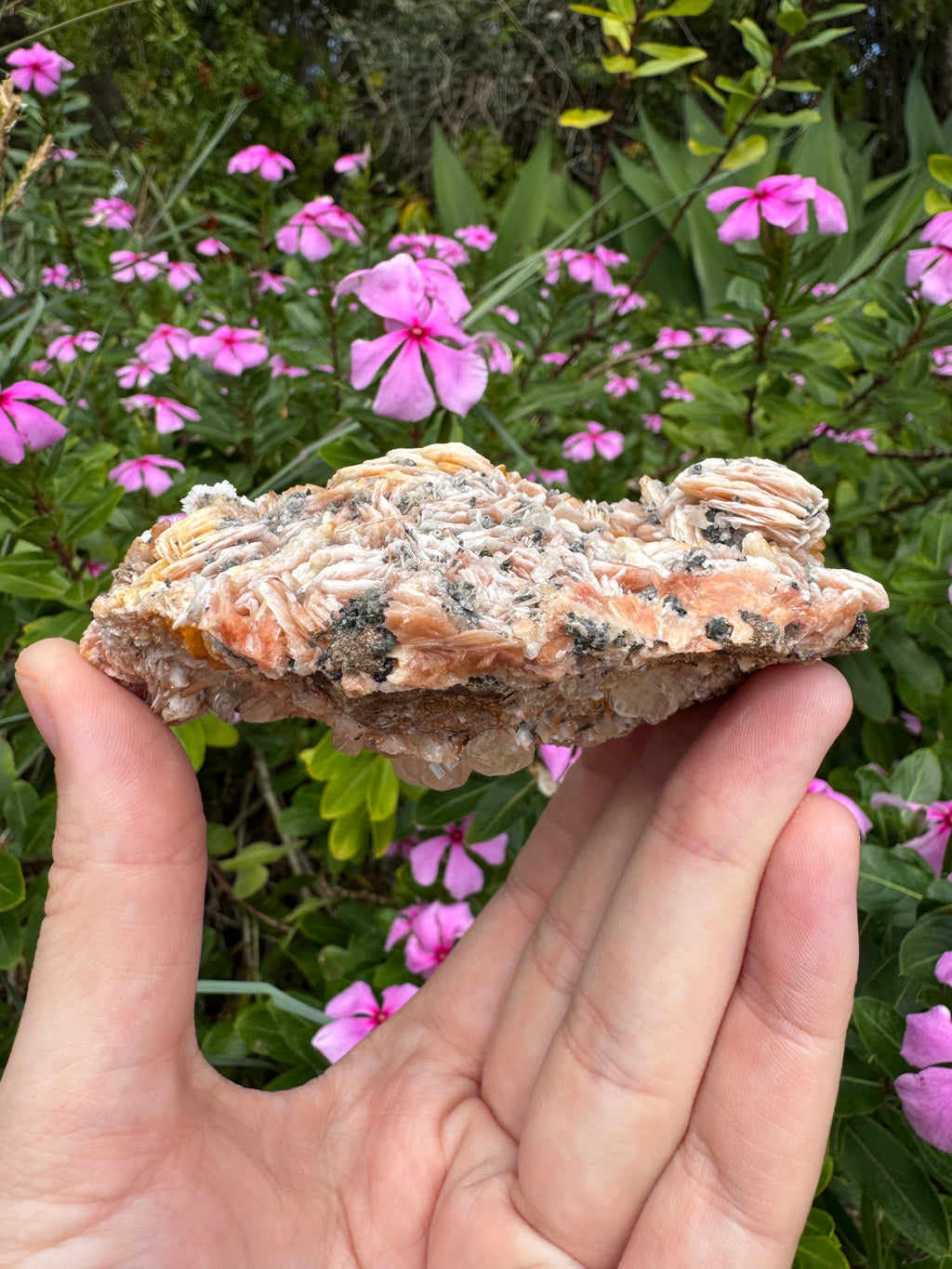 Cerussite on Barite Cluster Specimen