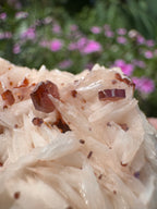 Vanadinite on Barite Specimen