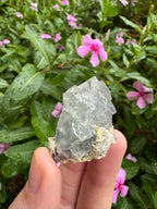 Blue Cubic Fluorite Cluster