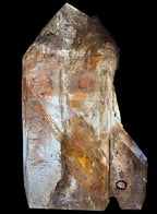 Rare Windowed Included Smoky Quartz Freeform - Triple Enhydro